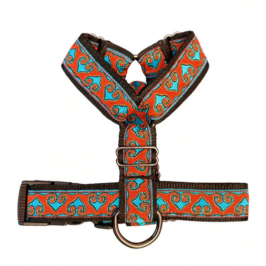 Hondentuig boho orange