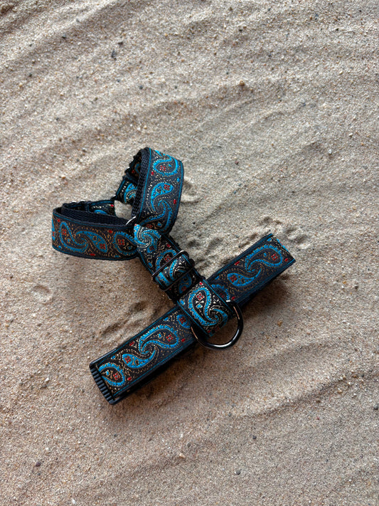 Hondentuig boho blue